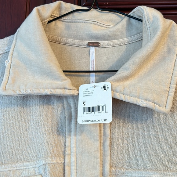 FREE PEOPLE mustard seed ruby shacket size small - Picture 10 of 15